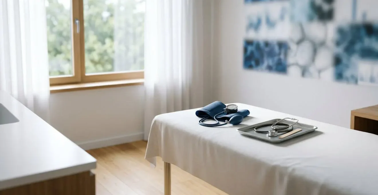 Évaluation de santé préventive pour seniors avec équipement médical moderne