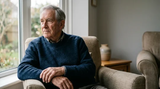 Personne âgée dans un moment de solitude illustrant la difficulté du diagnostic de la dépression chez les seniors