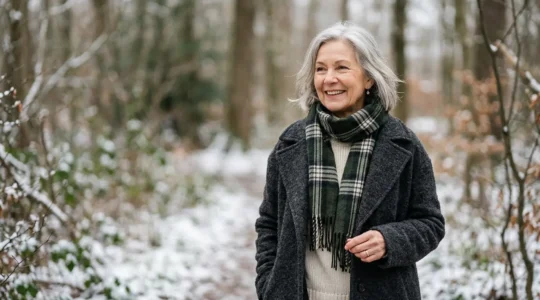 Senior en bonne santé protégé contre les infections hivernales grâce à un système immunitaire renforcé